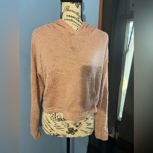 Forever 21 Cropped Hoodie w/ Kangaroo Pocket